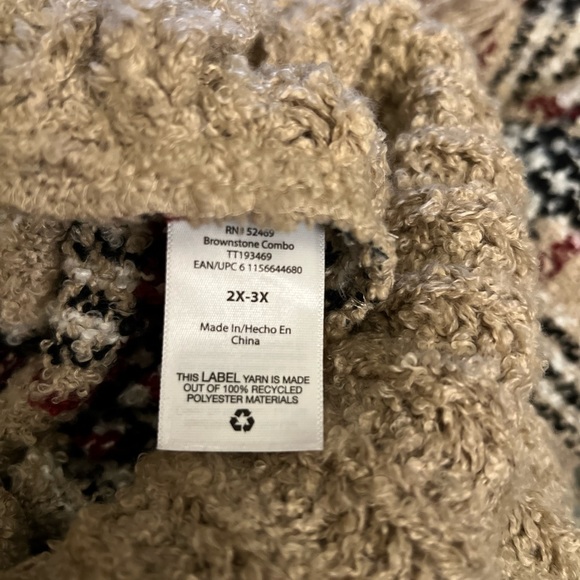 NWT Time and True Cowl Neck Cape B30 - Picture 6 of 8